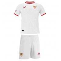 Echipament fotbal Sevilla Tricou Acasa 2024-25 pentru copii maneca scurta (+ Pantaloni scurti)